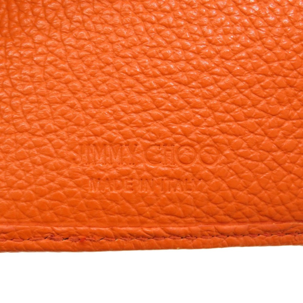 Jimmy Choo Star Motif Bifold Wallet Leather Women's - Picture 7 of 10